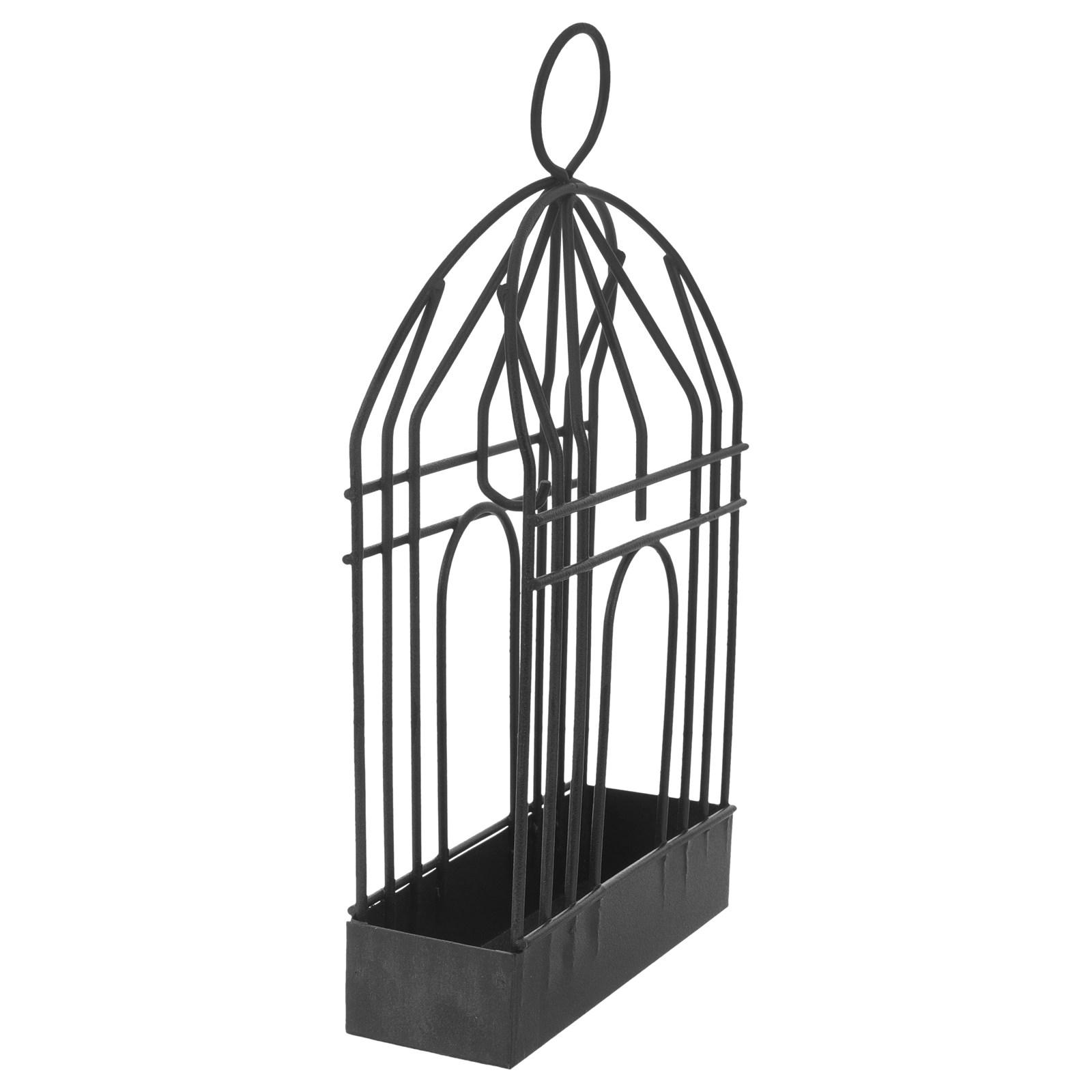 Incense Holder - Czarny, retro, metalowy stojak w kształcie