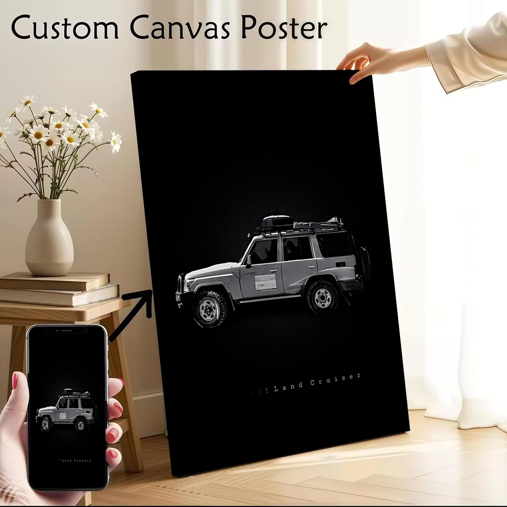 Japanese Fan - Japoński samochód Land Cruiser, plakat na