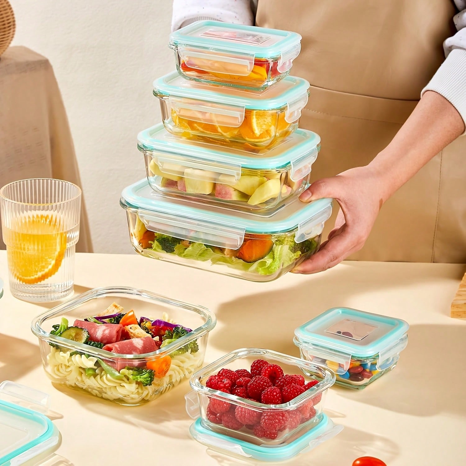 20 sztuk szczelnych szklanych  – Bento Box recenzja i cena