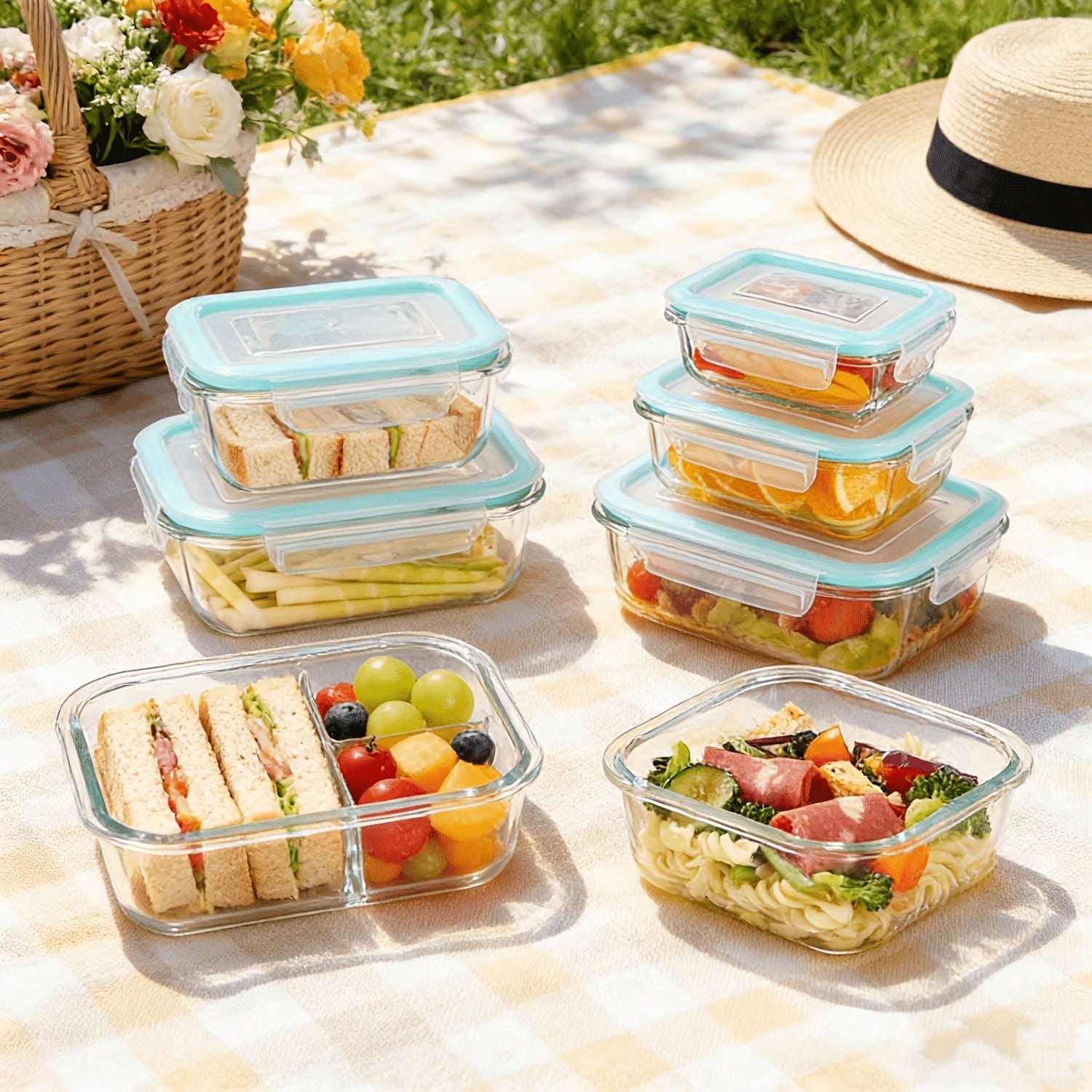 20 sztuk szczelnych szklanych  – Bento Box recenzja i cena