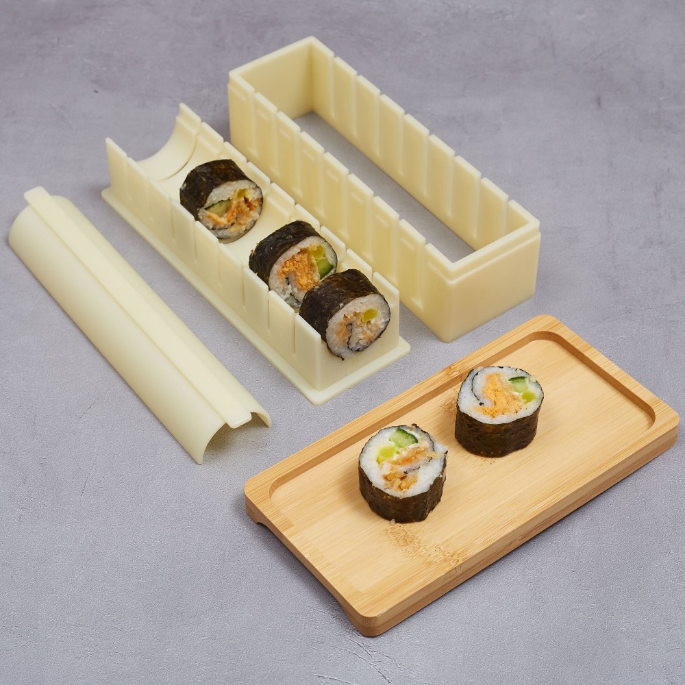 3 szt./zestaw Plastikowy zesta – Sushi Making Kit recenzja i cena