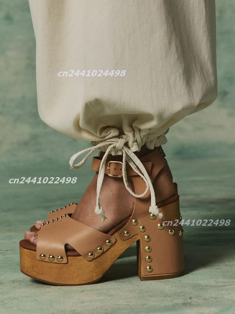Damskie sandały na platformie  – Geta Wooden Sandal recenzja i cena