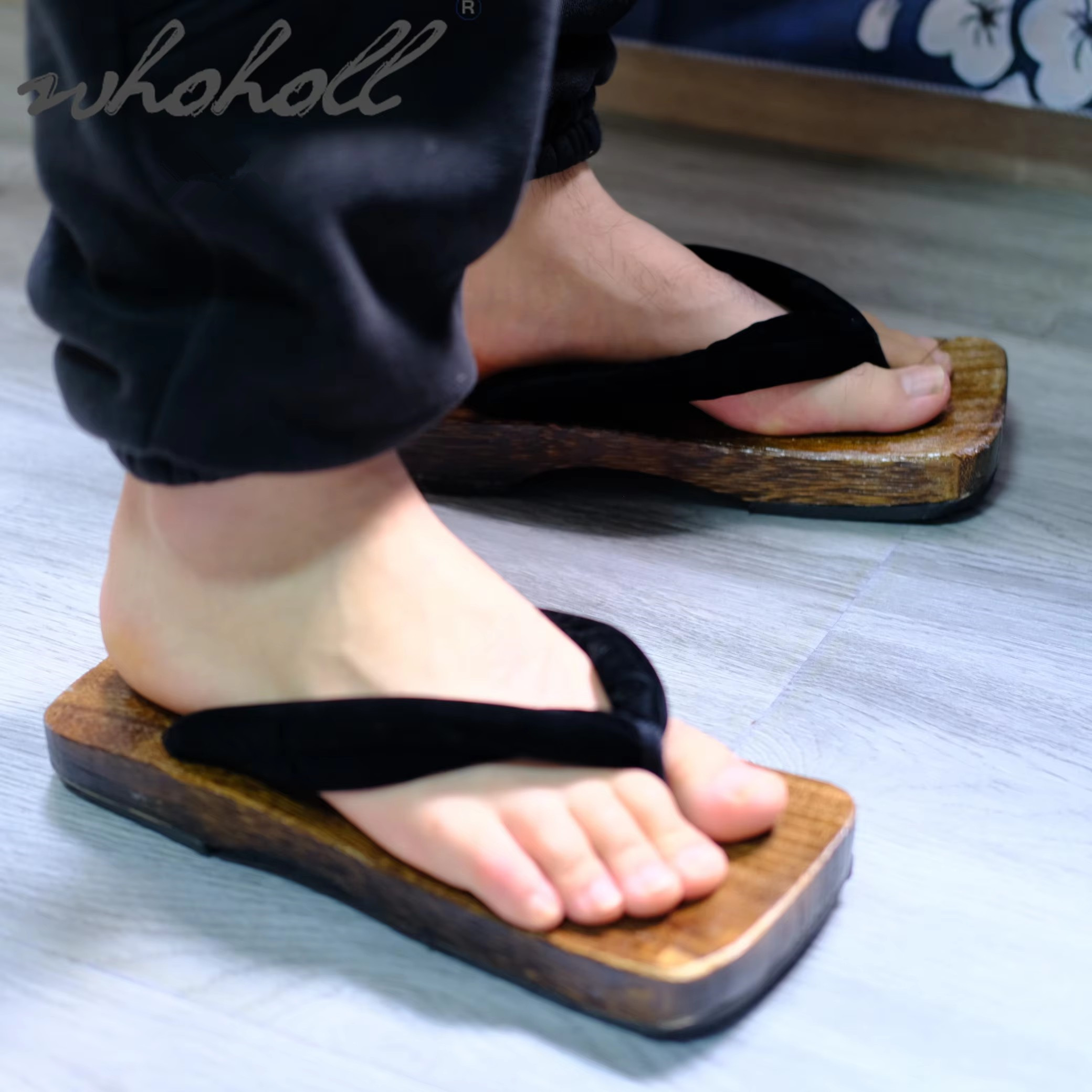 Męskie kapcie, japońskie gety, – Geta Wooden Sandal recenzja i cena